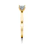 Pierścionek zaręczynowy złoty z diamentem AJPZ_117